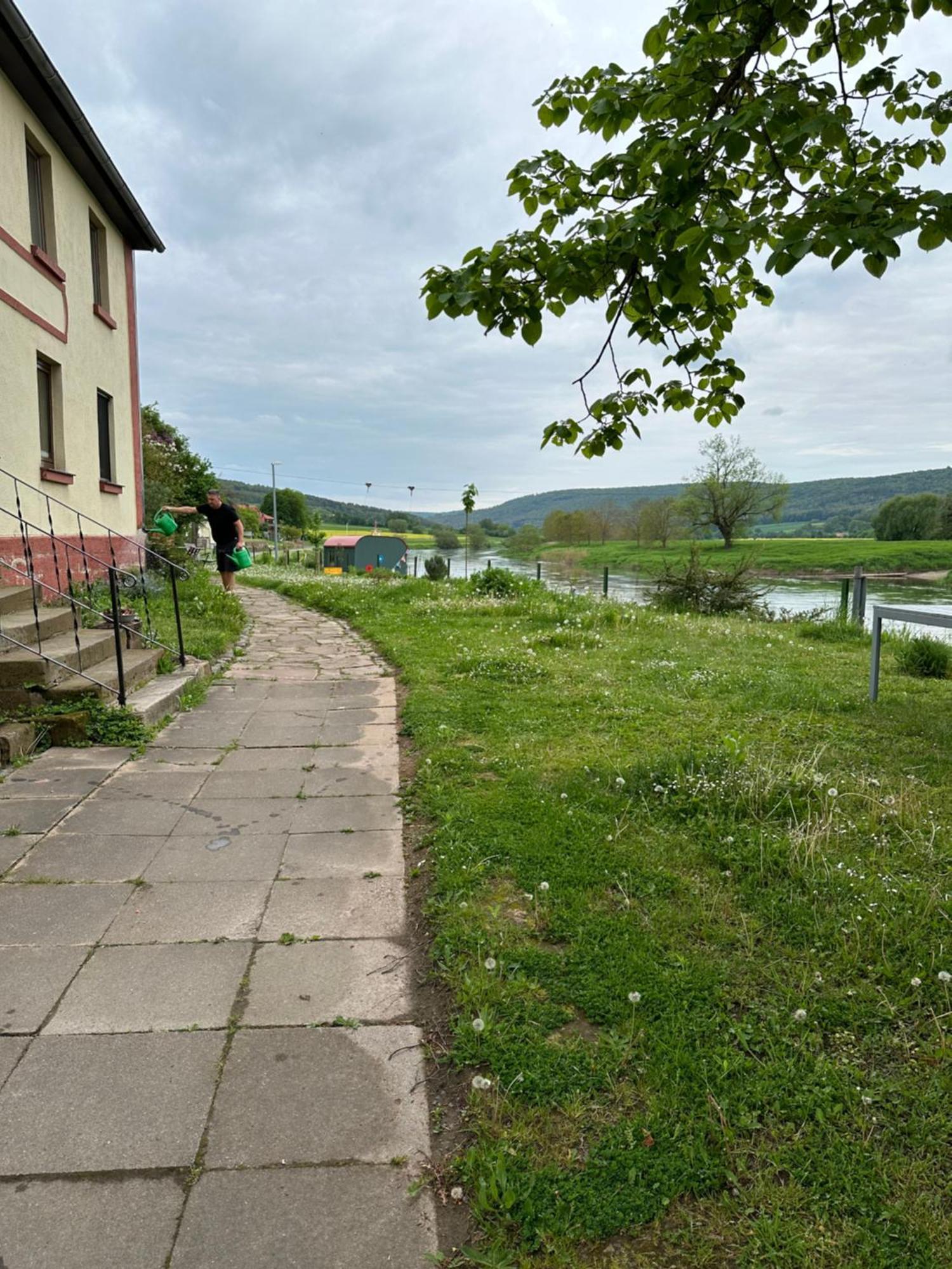 Haus An Der Weser Oedelsheim Exterior photo